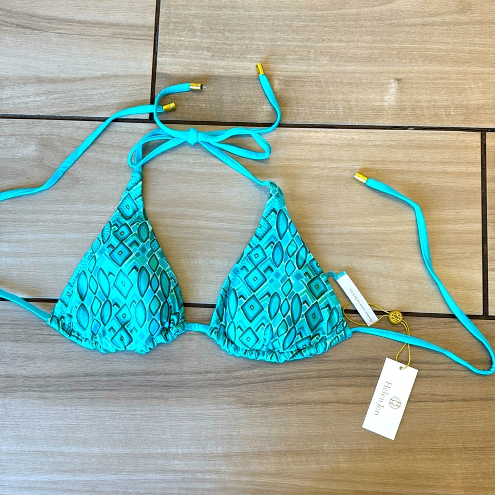 Helen Jon reversible string bikini top Costa del Sol XS